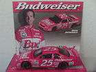 1999 Wally Dallenbach 25 BUDWEISER 1/24 Action Platinum NASCAR diecast