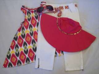   Gymboree Batik Summer shirt & capris capri pants & hat sunglasses ~ 6