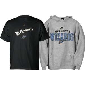 Washington Wizards Youth adidas Hooded Fleece Sweatshirt and Tee Combo 