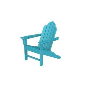    Polywood Long Island Adirondack Chair in Lemon