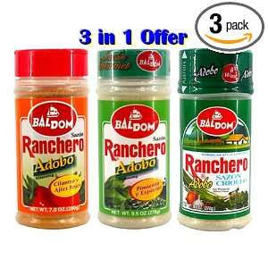 Adobo Sauces Ranchero Gourmet Seasoning Pack 3 in 1 Dominican Spices 