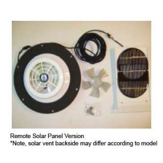 New 8.5 ABS Solar Vent/Fan for Boat, RV, Greenhouse, etc.  
