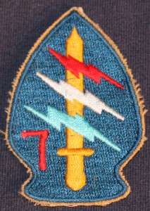 7th Special Forces Project White Star Patch * c.1961 * Operation White 