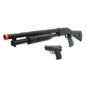   and Pistol Black Airsoft Package. Airsoft guns.