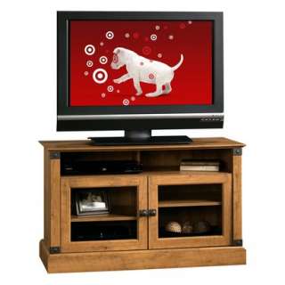 Registry Row Panel Tv Stand   Amber Pine.Opens in a new window