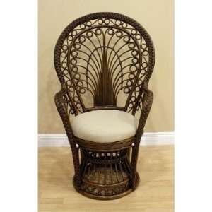   Rattan Chair Finish Antique, Fabric Havanah Almond