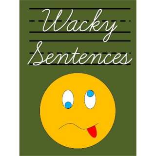 Image Wacky Sentences Cursive Handwriting Practice (Second, Third 