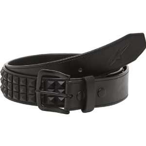  Alpinestars Studded Mens Fashion Belt   Black / Large 