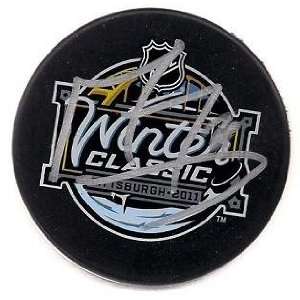  Signed Marc Andre Fleury Puck   Winter Classic Sports 