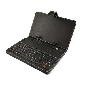  8 Black Android Tablet Case with USB Keyboard for 