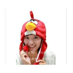ANGRY BIRDS RED BIRD PLUSH LAPLANDER EARFLAP BEANIE CHARACTER HAT CAP 