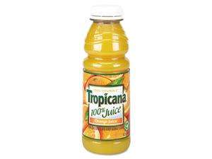    Tropicana 100% Juice, Orange, 10 oz Plastic Bottle, 24 