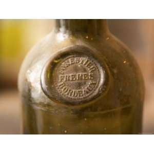  Antique Wine Bottle with Molded Seal, Chateau Belingard 
