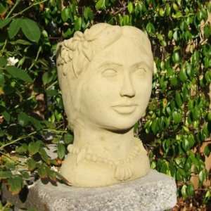   Princess Head Planter Pots   Antique   Grandin Road