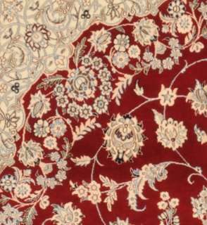 Area Rugs Handmade Carpet Persian Nain Silk 8 x 11  