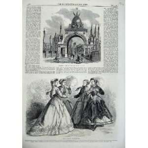    Paris Fashion 1866 Triumphal Arch Puse Bridge York