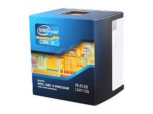 Intel Core i3 2125 Sandy Bridge 3.3GHz LGA 1155 65W Dual Core Desktop 