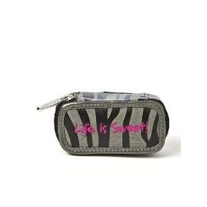 MIAMICA TRENDY EMBROIDERED LIFE IS SWEET ZEBRA ARTIFICIAL SWEETENER 