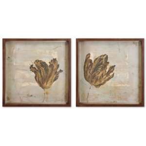 Set of 2 Tulip Dream Art Accents 