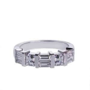  Asscher and Baguette Diamond Band (1 1/6 ct. tw.) / 02820 