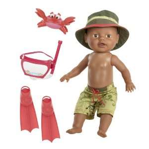   Zapf Baby Born Amazing Bubbles N Swim Doll Ethnic   Boy Toys & Games