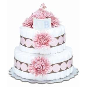  Bloomers Baby Diaper Cake Modern Pink Mums 3 Tier Baby