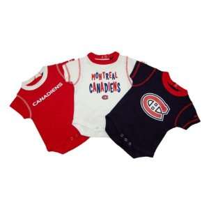    Montreal Canadiens Baby 3 pc Creeper Set