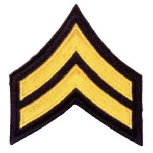 CORPORAL CHEVRON POLICE ARMY MILITARY SECURITY UNIFORM INSIGNIA PATCH 