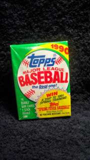 1990 Topps Major League Baseball 16 Card Unopened Pack  