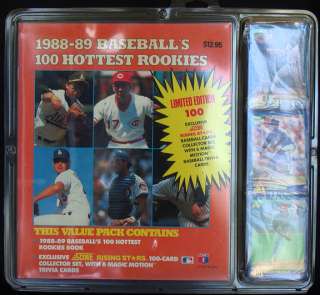 1988   1989 Score Baseball Hottest Rookies Set MLB  