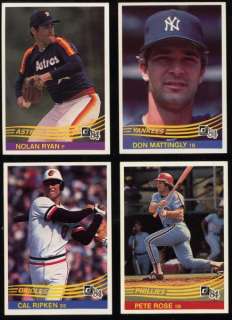 1984 Donruss Baseball Complete Set (660/660) High Grade  