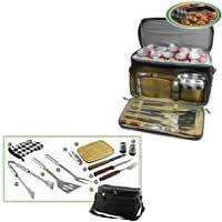 Finelife 12 Piece Cooler Bag with BBQ Set 811676012606  
