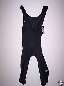 New Enjoy Coolmax Cycling Bib Knee high Black Lg Med  