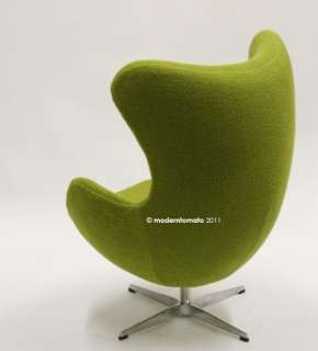 egg chair + stool by moderntomato   olive   mid century modern retro 