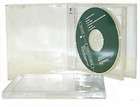 25) CD2R10CL Double CD Jewel Boxes Cases SLIMLINE with Clear Tray 