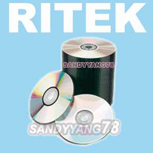 500 pcs Ritek 52x CD R Blank Media A grade ST FS  