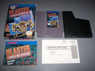 Blaster Master Complete Nintendo NES Box Manual Game  