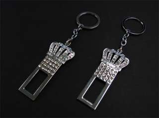 bling bling rhinestone crown vip style key chains product overview
