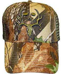Club Red Bone Collector Oval Decal Camo Hat  