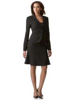 Calvin Klein Two Button Jacket & Paneled Skirt   Suits & Suit 