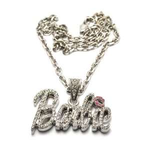   Nicki Minaj Barbie Pendant with a 20 Inch Link Necklace Chain Jewelry