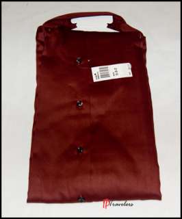   Wrinkle Free Mens Dress Shirt Brick Red 18, 18.5 $49.50 NWT  