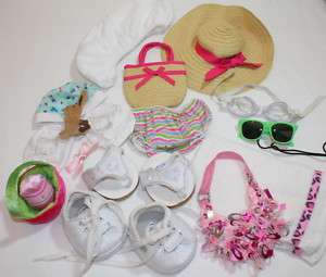 BUILD A BEAR CLOTHES LOT beach goggles plus more  