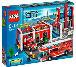 LEGO 7208 CITY FIRE STATION BUILDING SET NEW IN BOX  