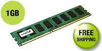 Crucial 1GB DDR3 1066 Desktop Memory