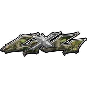  Wicked Series 4x4 Truck Bed Side Decals in Real Camo 