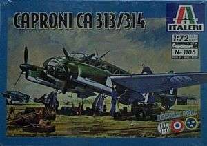 Italeri 1/72 Caproni CA 313 314 Light Bomber Kit New  