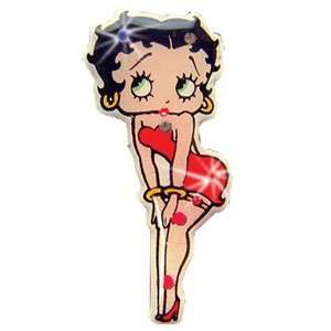  Flashing Betty Boop Collectible Pin   Betty Hands on Knees 