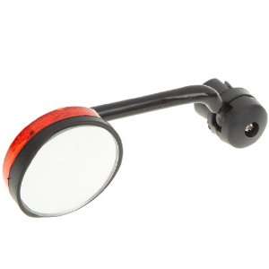  Bicycle Rearview Mirror with 3 mode Red LED Light