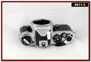 Nikon FE Chrome SLR film camera; new seals CLA warranty   Very Nice 